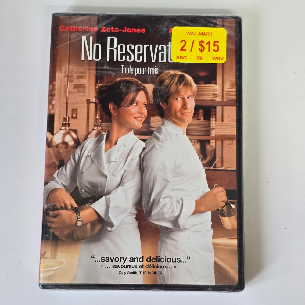 No Reservations DVD 2007 Romance Comedy Catherine Zeta-Jones Aaron Eckhart